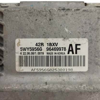 CHEVROLET AVEO ECU / 5WY5956G / 96469978 / 1BXV