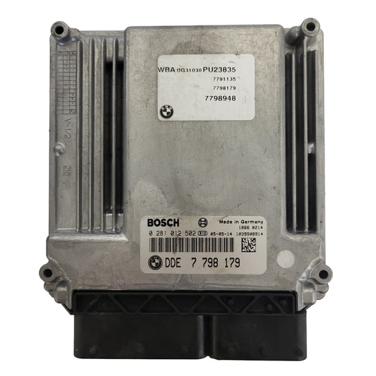 BMW 1 E87 ECU / 0281012502 / 7798179 / BOSCH