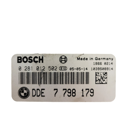 BMW 1 E87 ECU / 0281012502 / 7798179 / BOSCH