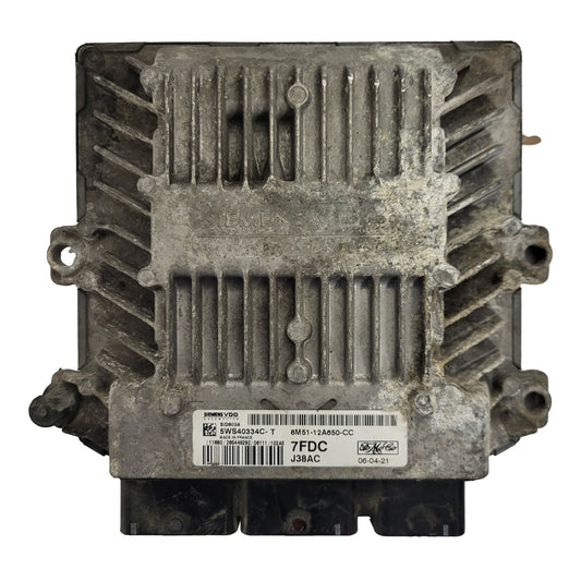 FORD C-MAX ECU / 5WS40334C-T / 8M51-12A650-CC / 7FDC / J38AC SID803A / SIEMENS