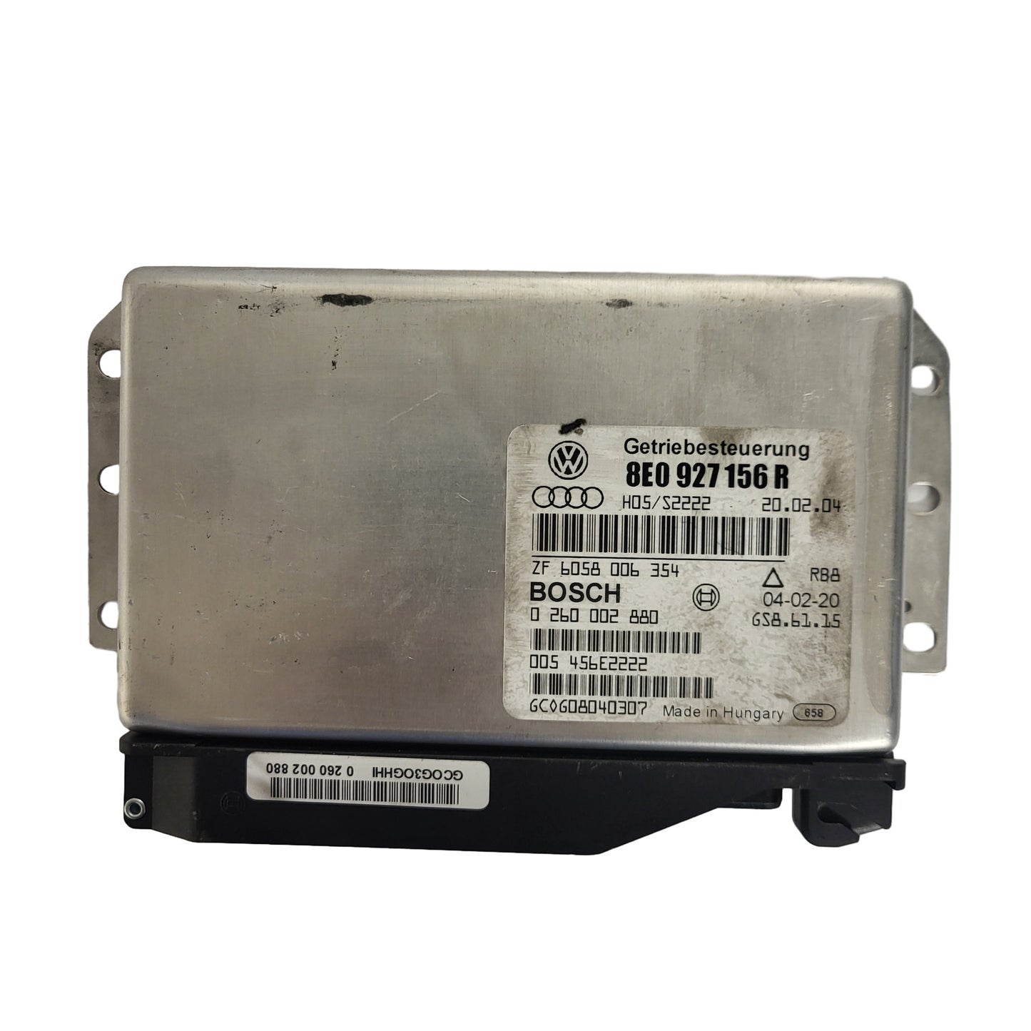 AUDI A4 A6 GEARBOX ECU / 8E0927156R / 0260002880 / ZF6058006354 / BOSCH