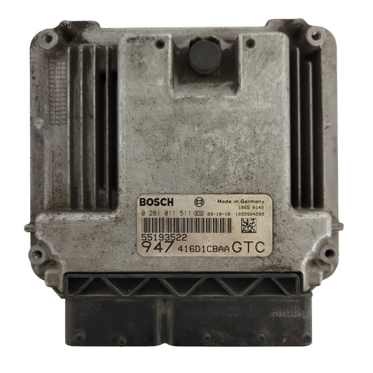ALFA ROMEO 156 ECU / 0281011511 / 55193522 / BOSCH