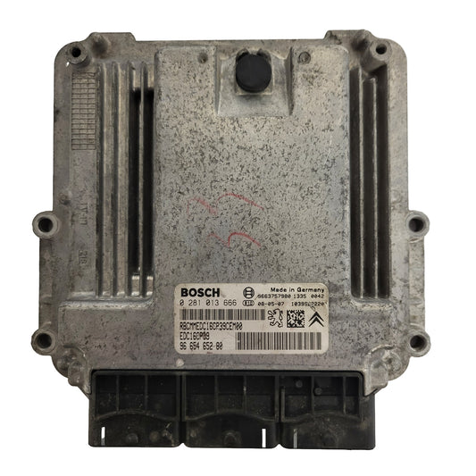 PEUGEOT CITROEN ECU / 0281013666 / EDC16CP39 / 9665465280 / BOSCH