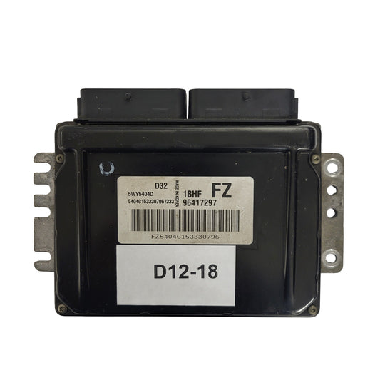 CHEVROLET MATIZ ECU / 5WY5404C / 96417297 / 1BHF / D32 / FZ
