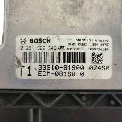 SUZUKI SWIFT ECU / 0261S22346 / 33910-81S00 / ECM-081S0-0 / BOSCH DI-MOTRONIC