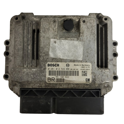OPEL ASTRA ZAFIRA ECU / 0281012549 / 55198922 / BOSCH