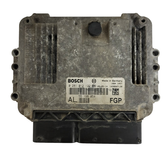 OPEL ASTRA H ECU / 0281012122 / 55198054 / AL / BOSCH