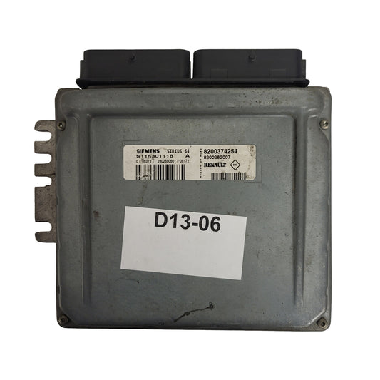 RENAULT ECU / S118301118 / S118301118A / 8200374254 / 8200282007 / SIEMENS