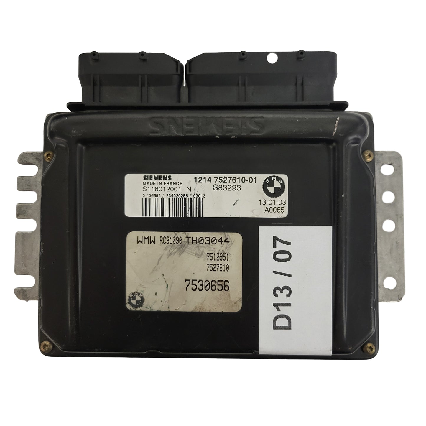 MINI COOPER 1.6 ECU / S118012001N / 1214752761001 / S118012001 /  SIEMENS