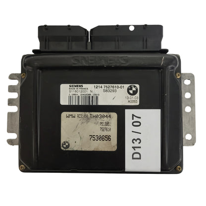 MINI COOPER 1.6 ECU / S118012001N / 1214752761001 / S118012001 /  SIEMENS