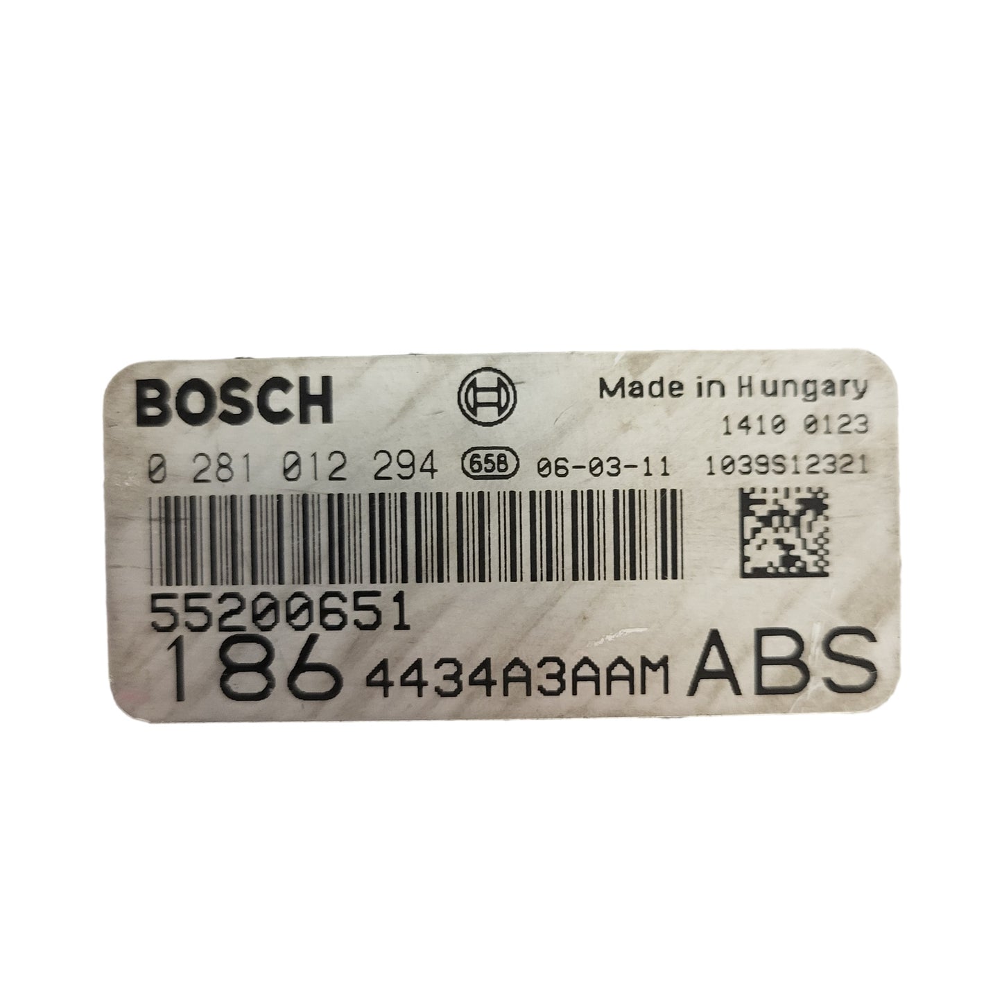 FIAT MULTIPLA ECU / 55200651 / 0281012294 / BOSCH