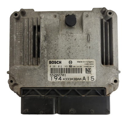 FIAT CROMA 1.9 JTDM ECU / 0281012149 / 55202701 / BOSCH