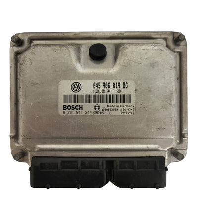 VW SKODA ECU / 045906019BG / 0281011244 / EDC15P+ / BOSCH