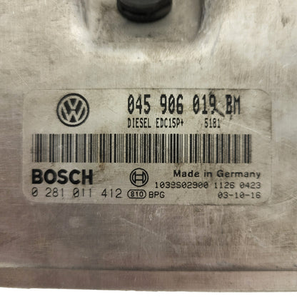 SKODA FABIA ECU / 038906019AF / 0281010289 / EDC15P+ / BOSCH