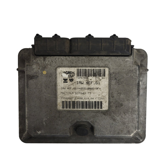 FIAT MULTIPLA BIPOWER ECU / IAW 4EF.G1 / 73502897 / HW226 / MAGNETI MARELLI