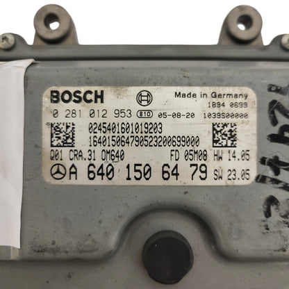 MERCEDES A W169 ECU / 0281012953 / A6401506479 / CRA.31 / OM640 / BOSCH