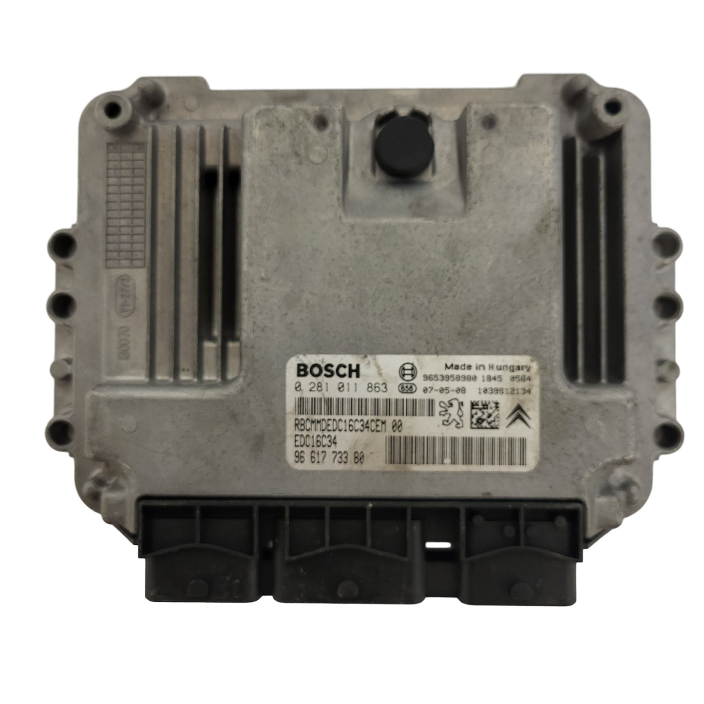 Peugeot Citroen ECU / 0281011863 / 9661773380 / EDC16C34 / BOSCH