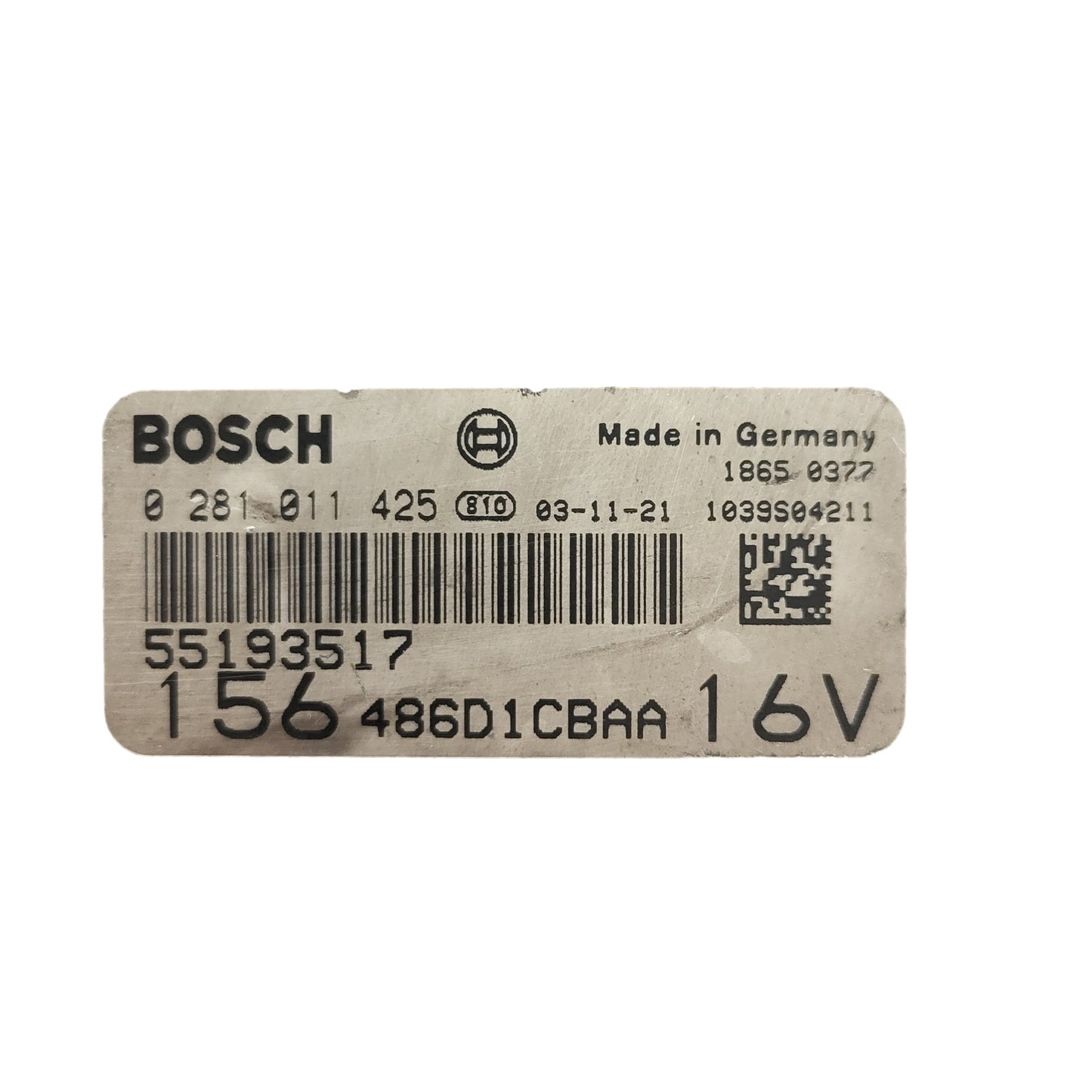 ALFA ROMEO 156 ECU / 0281011425 / 55193517 / BOSCH