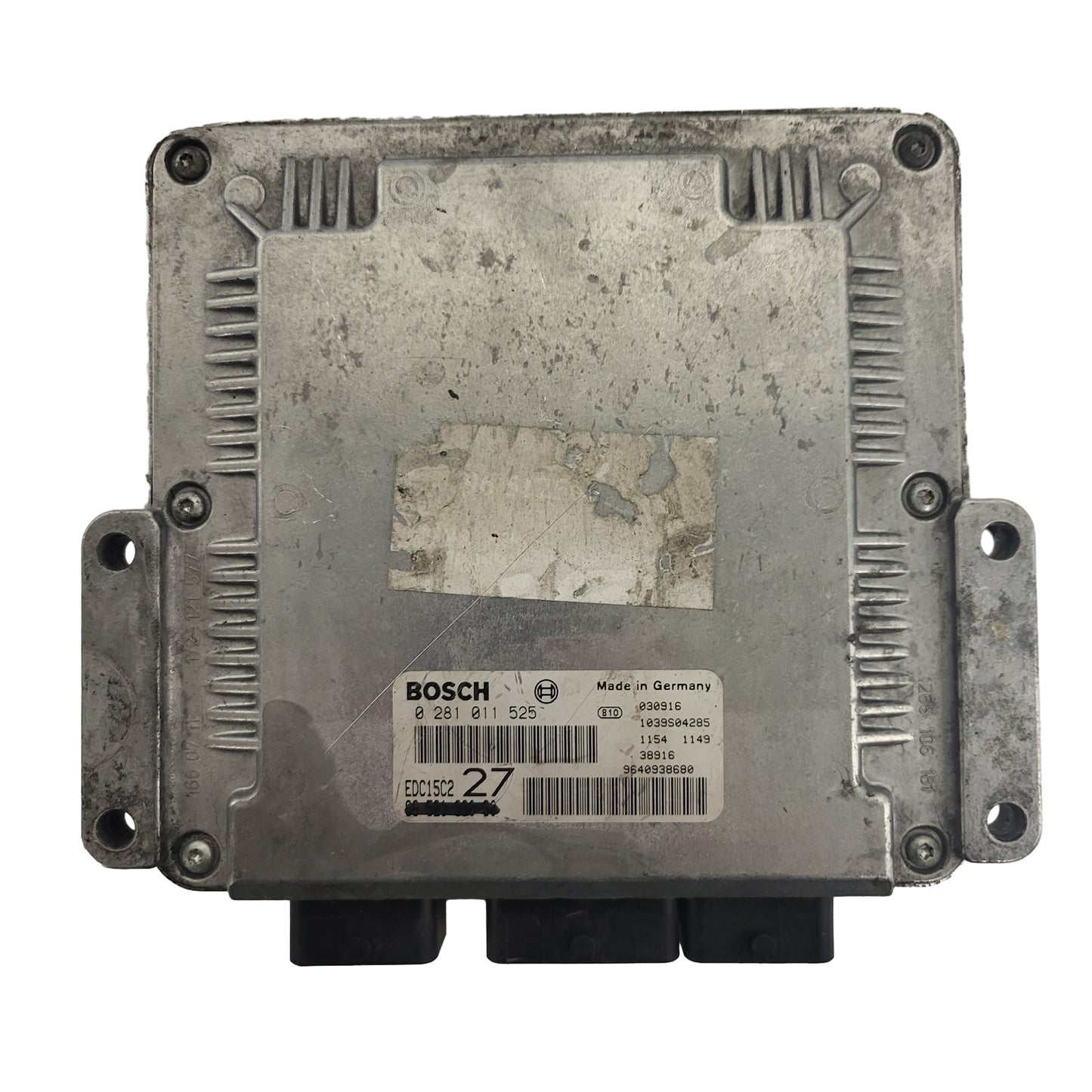 PEUGEOT 206 ECU / 0281011525 / EDC15C2 / 9652183080 / 9640938680 / BOSCH