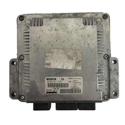 PEUGEOT 206 ECU / 0281011525 / EDC15C2 / 9652183080 / 9640938680 / BOSCH