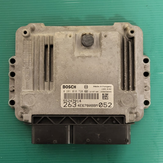 FIAT DOBLO ECU / 0281018720 / 55247014 / BOSCH