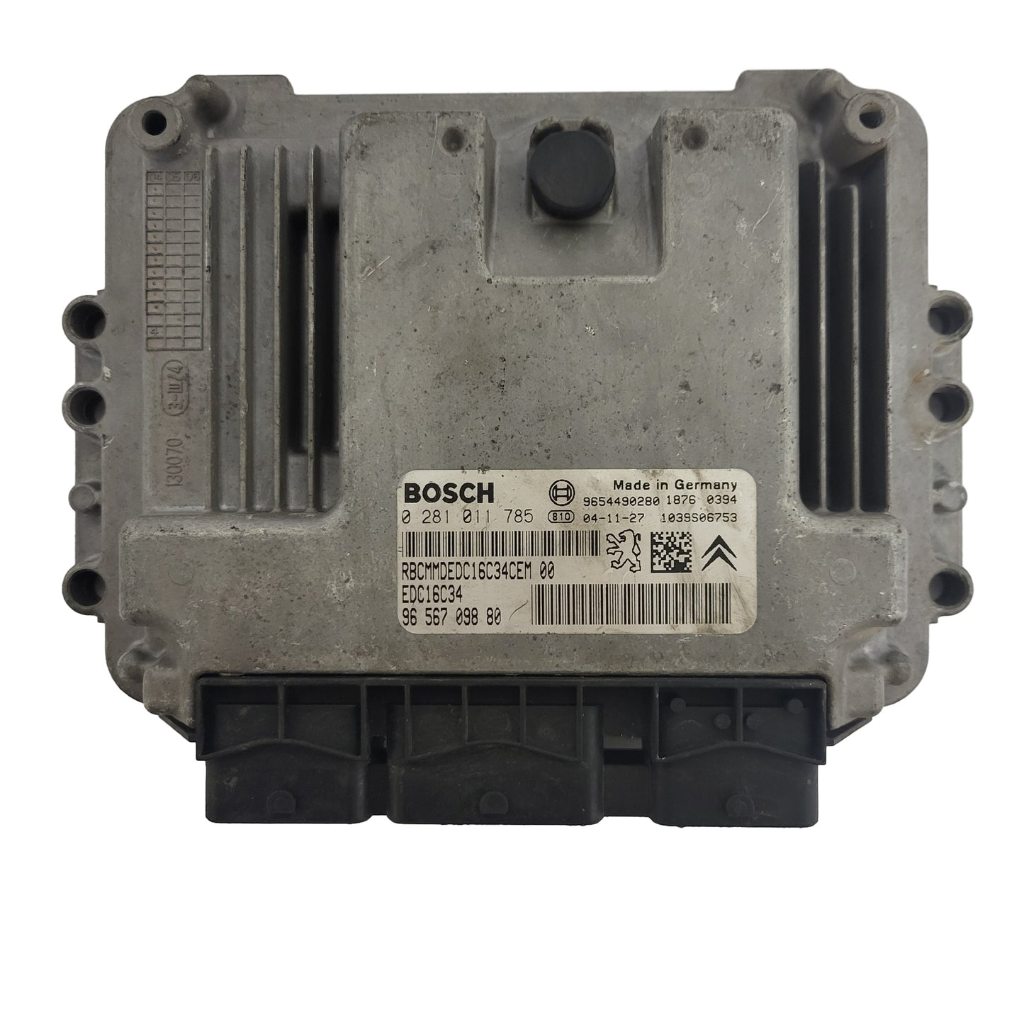 Peugeot Citroen ECU / 0281011785 / 9656709880 / 9654490280 / EDC16C34 / BOSCH