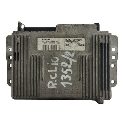 Renault ECU / S115301100C / HOM7700108814 / 7700110258 / S115301100 / SIEMENS