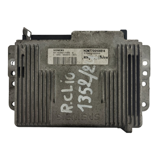 Renault ECU / S115301100C / HOM7700108814 / 7700110258 / S115301100 / SIEMENS