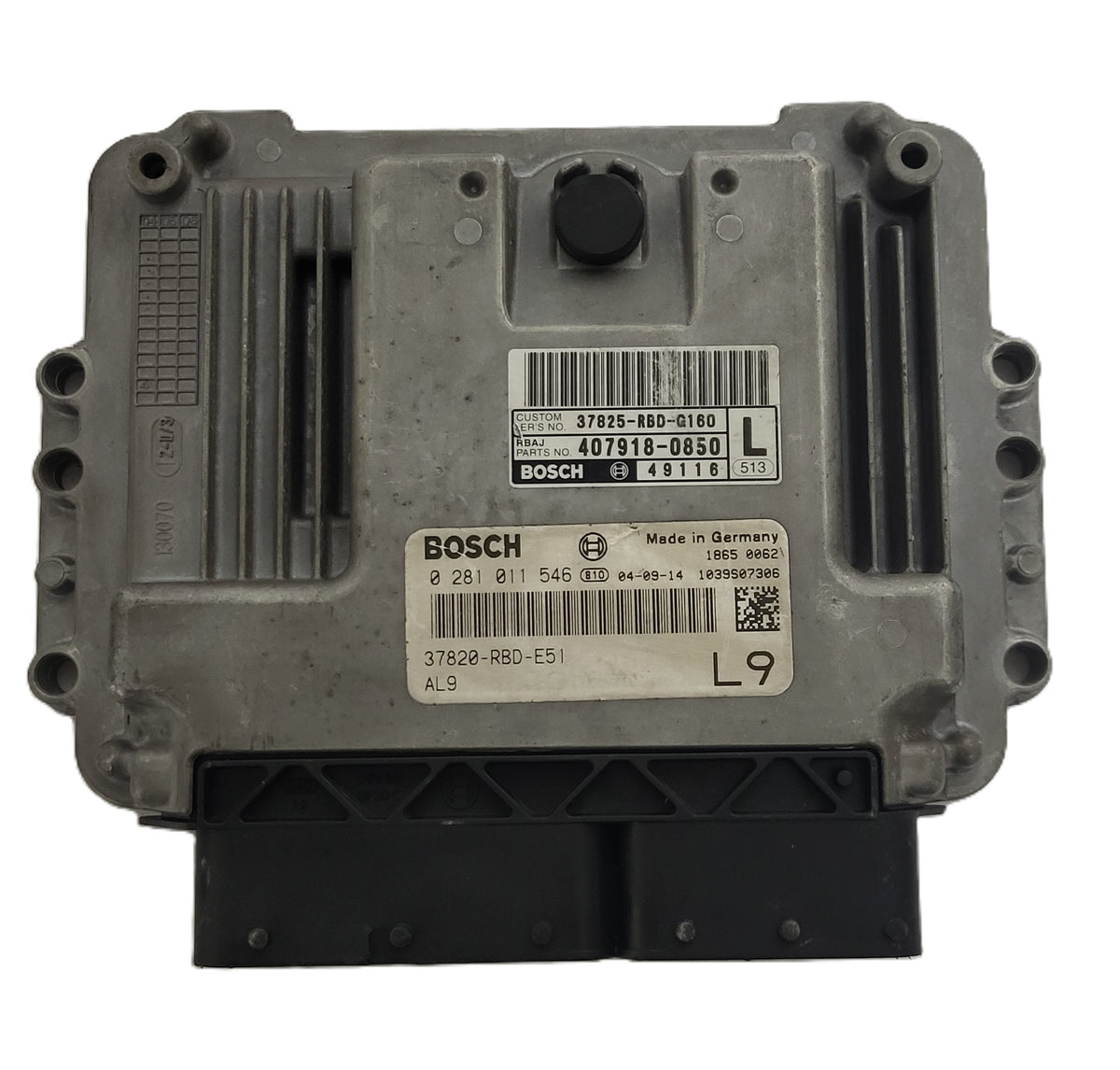 HONDA ACCORD 2.2 ECU / 0281011546 / 37820-RBD-E51 / 407918-0850 / BOSCH - D14-13 - 1