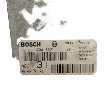 Peugeot 106 Citroen Saxo 1.1 ECU / 0261204622 / 9630278180 / MA3.1 / BOSCH