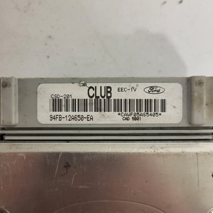 Ford Fiesta ECU / 94FB-12A650-EA / CLUB / CSD-201 / EEC-IV