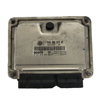 VW GOLF POLO ECU / 045906019AP / 0281010865 / EDC15P+ / BOSCH - D14-24 - 1