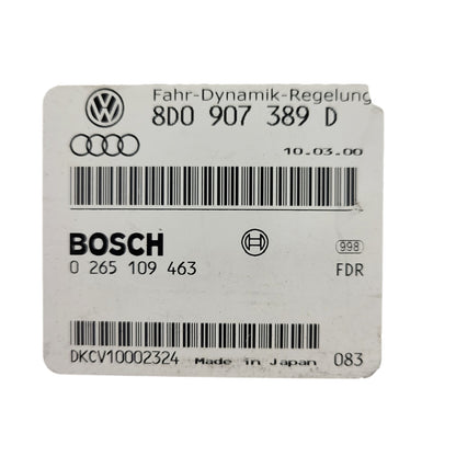 Audi VW ECU / 8D0907389D / 0265109463 / BOSCH