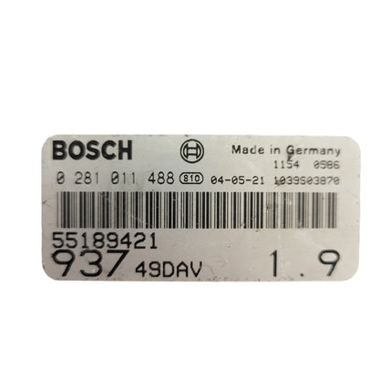 ALFA ROMEO 147 1.9 JTD ECU / 0281011488 / 55189421 / BOSCH