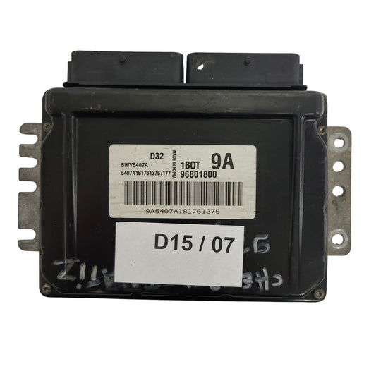 CHEVROLET MATIZ ECU / 96801800 / 5WY5407A / 1BOT / 9A / D32 /