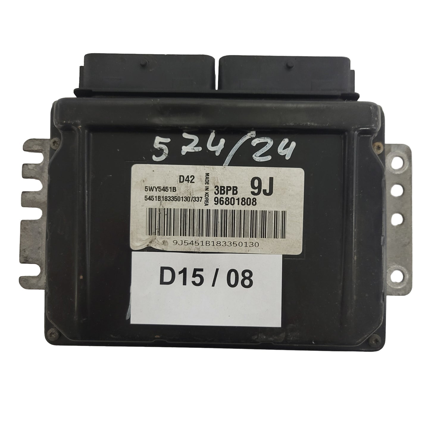 CHEVROLET MATIZ ECU / 96801808 / 5WY5451B / 3BPB / 9J / D42 / DAEWOO