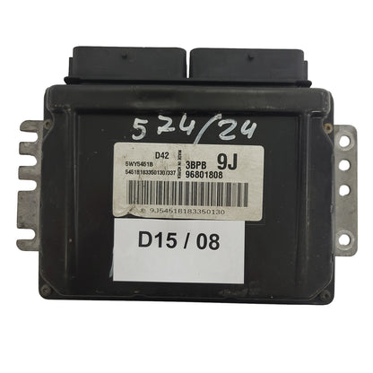CHEVROLET MATIZ ECU / 96801808 / 5WY5451B / 3BPB / 9J / D42 / DAEWOO