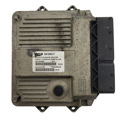 FIAT PUNTO ECU / MJD 6JF.P3 / 55195817 / HW01B / 71600.004.04  MAGNETI MARELLI