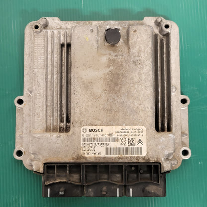 PEUGEOT CITROEN ECU / 0281016416 / EDC16CP39 / 9666149080 / 9662489680 / BOSCH - D16-02 - 1