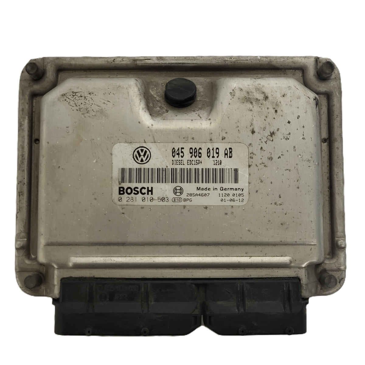 VW POLO 9N ECU / 045906019AB / 0281010503 / EDC15P+ / BOSCH - D16-06 - 1