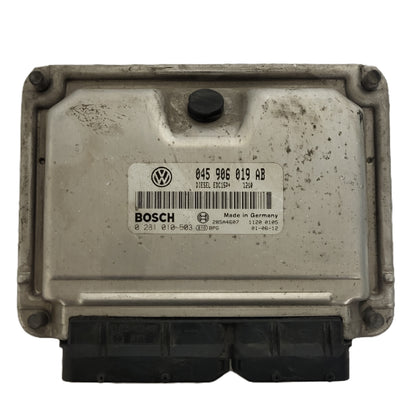 VW POLO 9N ECU / 045906019AB / 0281010503 / EDC15P+ / BOSCH - D16-06 - 1