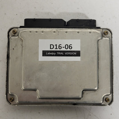 VW POLO 9N ECU / 045906019AB / 0281010503 / EDC15P+ / BOSCH - D16-06 - 3