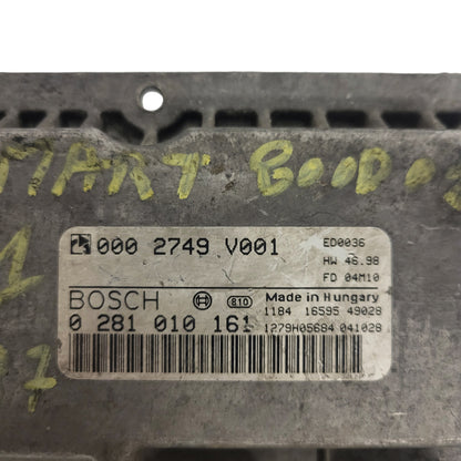 SMART FORTWO ECU / 0281010161 / 0002749V001 / BOSCH