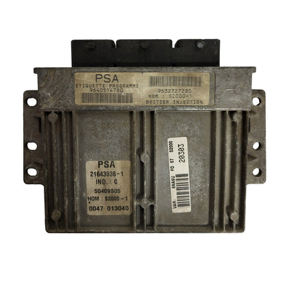 Citroen Xsara 1.8 ECU / 9640514780 / 21643936-1 / S2000-1 / 9632727280 / SAGEM