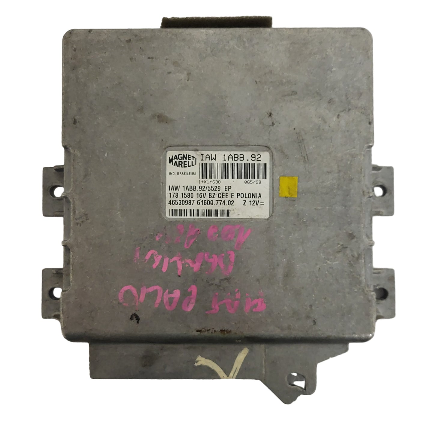FIAT PALIO ECU / IAW 1ABB.92 / 46530987 / 61600.774.02 / MAGNETI MARELLI