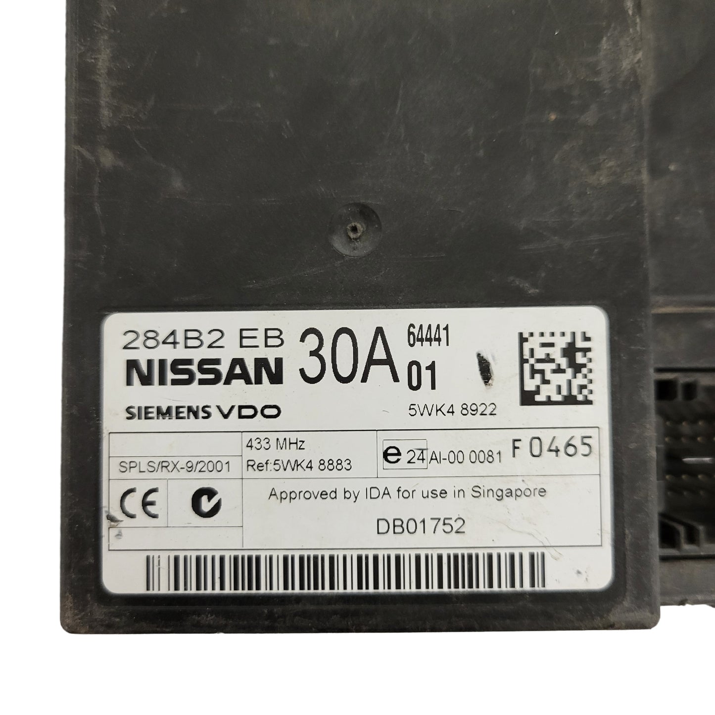 NISSAN NAVARA PATHFINDER ECU COMFORT MODULE / 8Z0959655E / 5WK48883 / SIEMENS