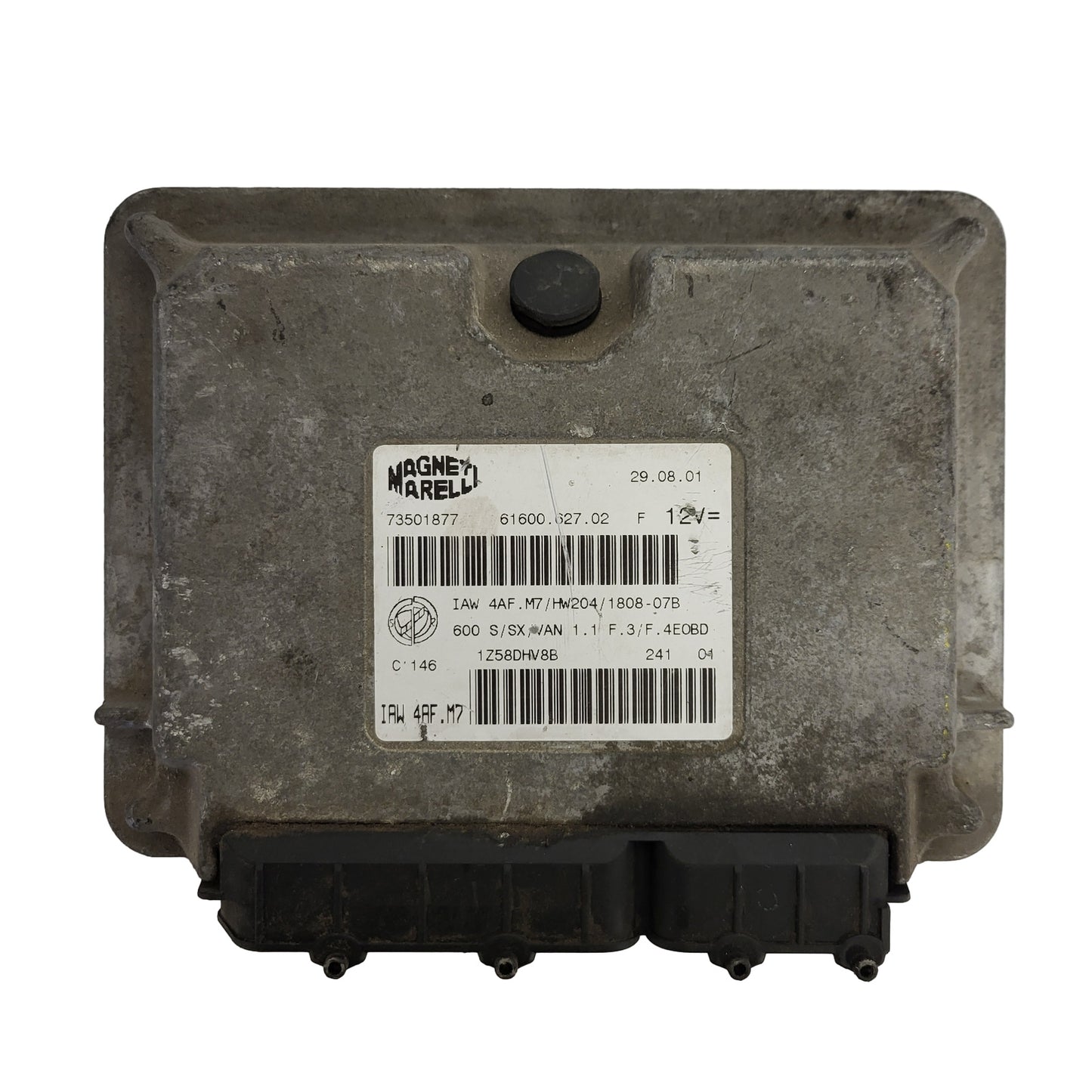 Fiat 600 1.1 ECU / IAW 4AF.M7 / 73501877 / HW204 / 61600.627.02