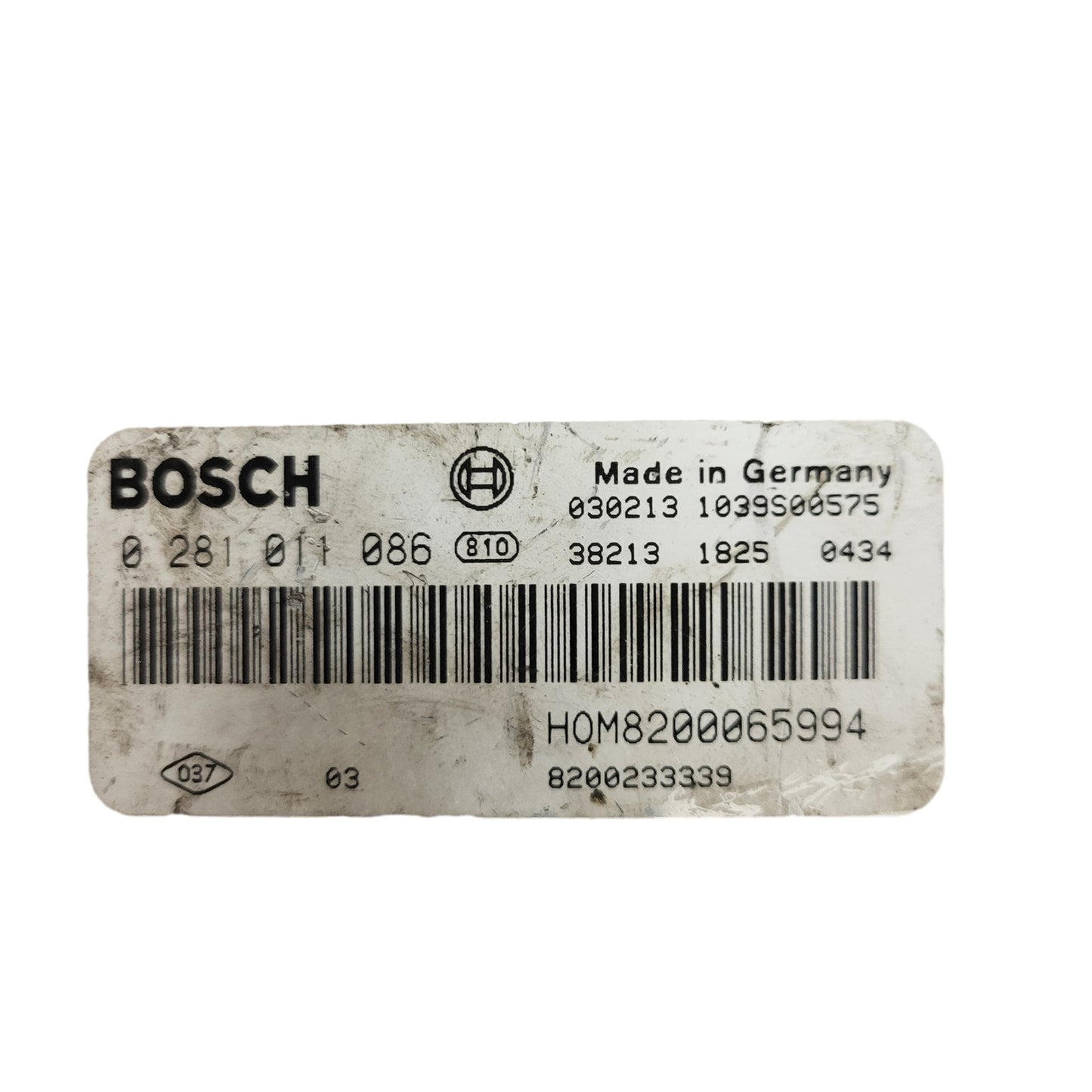 VOLVO S40 V40 ECU / 0281011086 / HQM8200065994 / 8200233339 / BOSCH