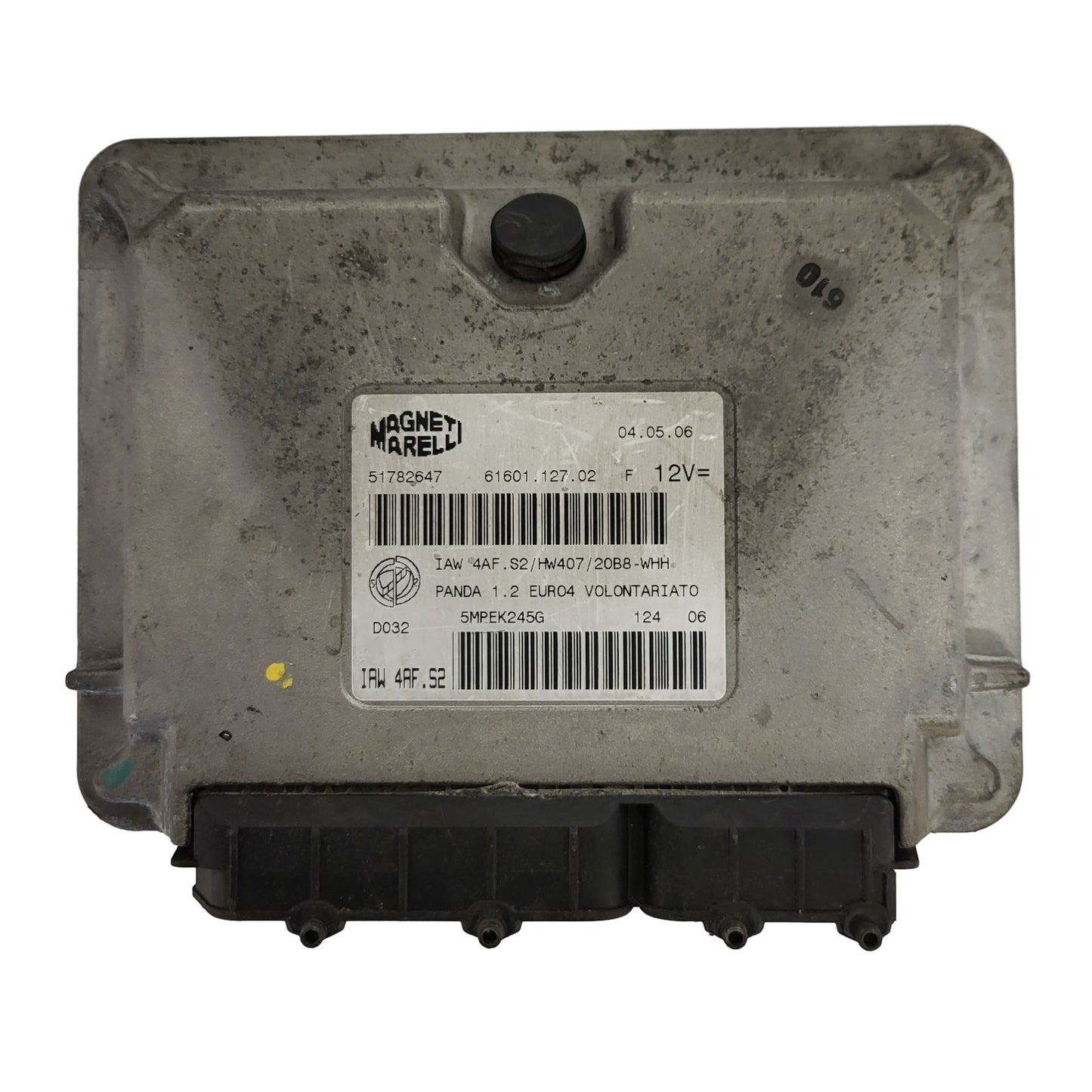 FIAT PANDA 1.2 ECU / 51782647 / IAW 4AF.S2 / HW407 / 61601.127.02