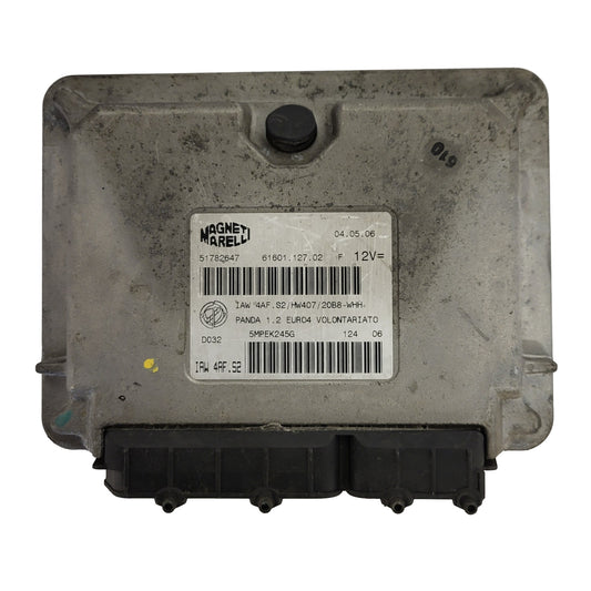 FIAT PANDA 1.2 ECU / 51782647 / IAW 4AF.S2 / HW407 / 61601.127.02